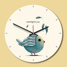 2019European style living room creative wall clocks home decoration cartoon clock bedroom mute clock Acrylic silent new clock