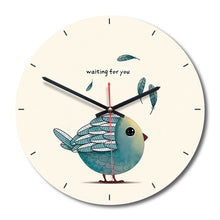 2019European style living room creative wall clocks home decoration cartoon clock bedroom mute clock Acrylic silent new clock