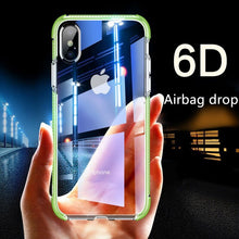 Four-corner airbag ShockProof Soft Case for iphone XS MAX XR Silicone TPU Clear Cover for Apple iPhone 6 7 8 Plus X