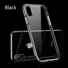 Four-corner airbag ShockProof Soft Case for iphone XS MAX XR Silicone TPU Clear Cover for Apple iPhone 6 7 8 Plus X