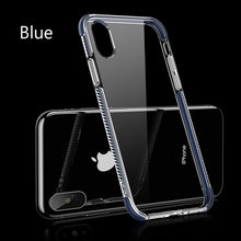 Four-corner airbag ShockProof Soft Case for iphone XS MAX XR Silicone TPU Clear Cover for Apple iPhone 6 7 8 Plus X