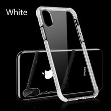 Four-corner airbag ShockProof Soft Case for iphone XS MAX XR Silicone TPU Clear Cover for Apple iPhone 6 7 8 Plus X