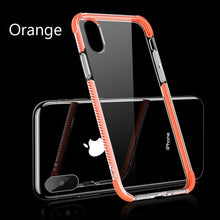 Four-corner airbag ShockProof Soft Case for iphone XS MAX XR Silicone TPU Clear Cover for Apple iPhone 6 7 8 Plus X
