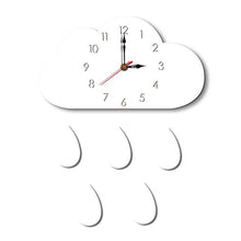 2019 New Wall Clock Reloj De Pared Modern Design Decorative Clocks Cloud Cartoon Europe Acrylic Stickers Kids Living Room Klok