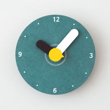 Mandelda Creative Modern European Wall Clock for Living Room Green Slient Quartz Children Cartoon Cute Round Wall Clock