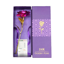 24K Foil Plated Rose Gold Rose
