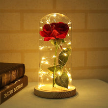 LED Lamp Rose Bottle