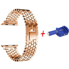 Link Bracelet Strap for Apple Watch Band 42mm/38mm/44mm/40mm for iwatch Series 4/3/2/1 Metal Wrist Belt Clock Watchband
