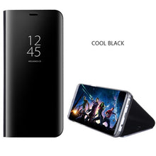 Clear View Smart Phone Case For iphone XR XS MAX X 8 7 Plus Smart Cases Flip Stand Leather Cover For iphone 6 6S Plus